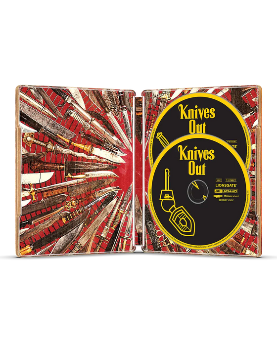 Knives Out - Limited Edition Steelbook (4K Ultra HD + Blu-ray + Digital) - for just $40.99! 
