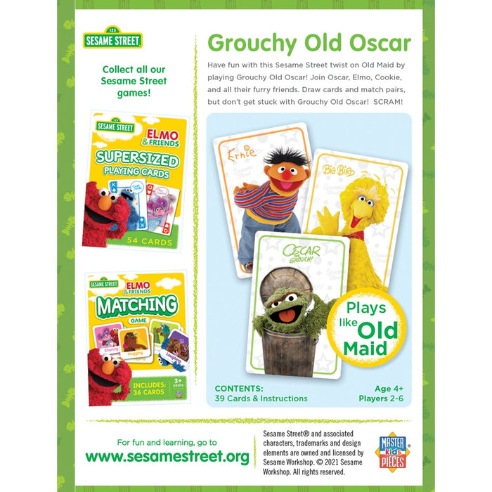 Sesame Street - Grouchy Old Oscar Card Game - for just $9.99! 