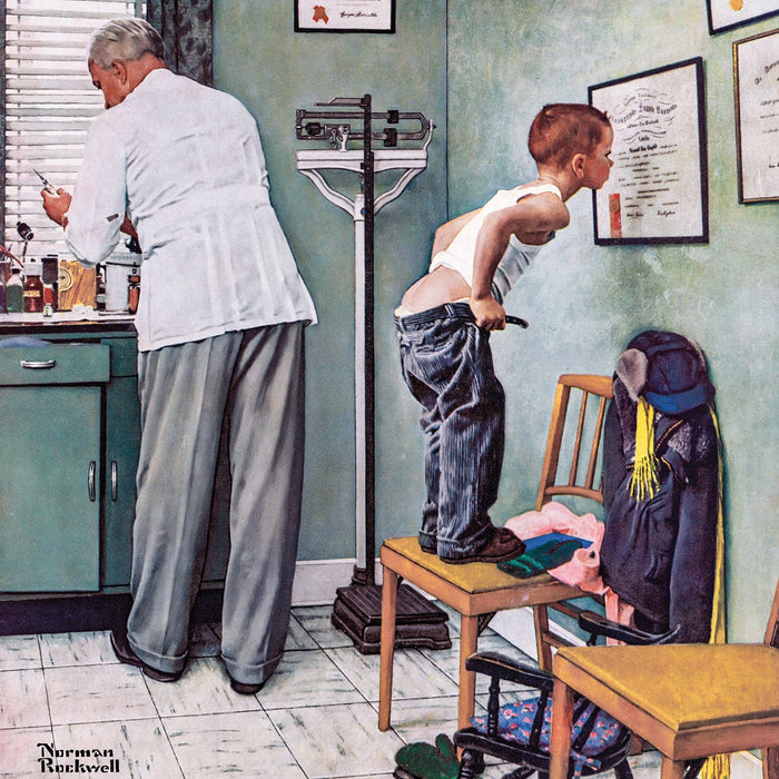 Saturday Evening Post - At the Doctor 1000 Piece Jigsaw Puzzle - for just $16.99! 