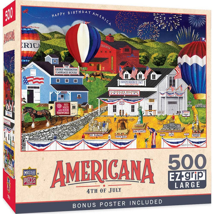 Americana - 4th of July 500 Piece EZ Grip Jigsaw Puzzle - for just $14.99! 