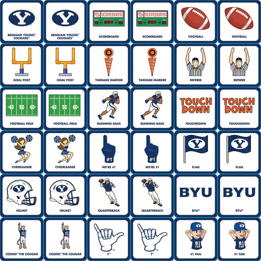 BYU Cougars Matching Game - Just $7.79! Shop now at Retro Gaming of Denver