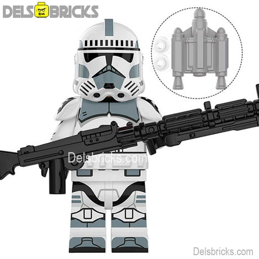 Kamino Guard Clone Trooper Lego Star Wars Wolfpack Minifigures (Lego-Compatible Minifigures) - Premium Lego Star Wars Minifigures - Just $3.99! Shop now at Retro Gaming of Denver