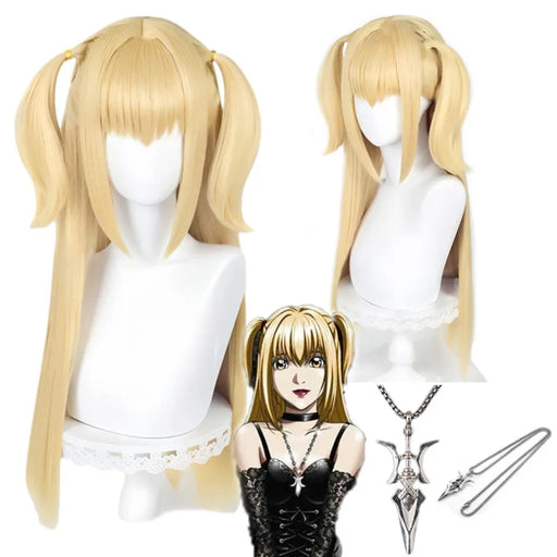 Misa Amane Cosplay Wig – Death Note Blonde Twin Tails with Wig Cap Set - for just $55.95! 