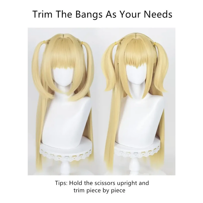Misa Amane Cosplay Wig – Death Note Blonde Twin Tails with Wig Cap Set - for just $55.95! 