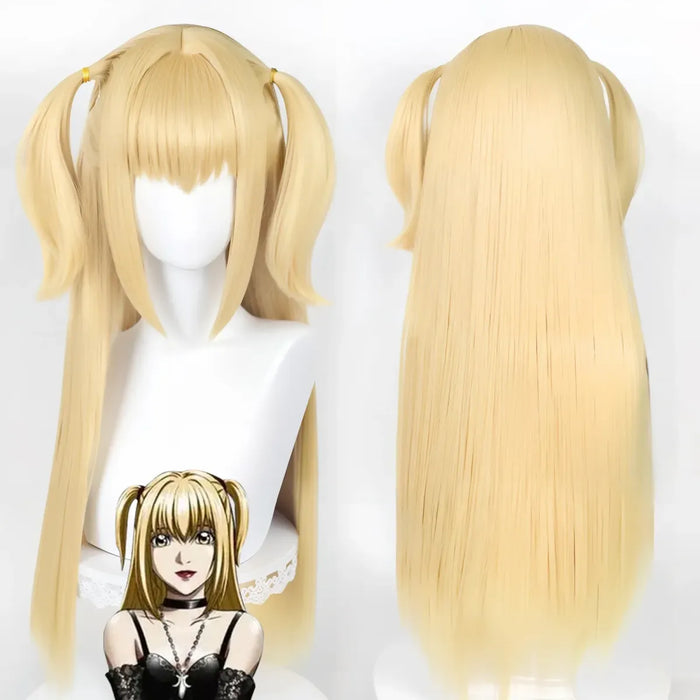 Misa Amane Cosplay Wig – Death Note Blonde Twin Tails with Wig Cap Set - for just $52.95! 