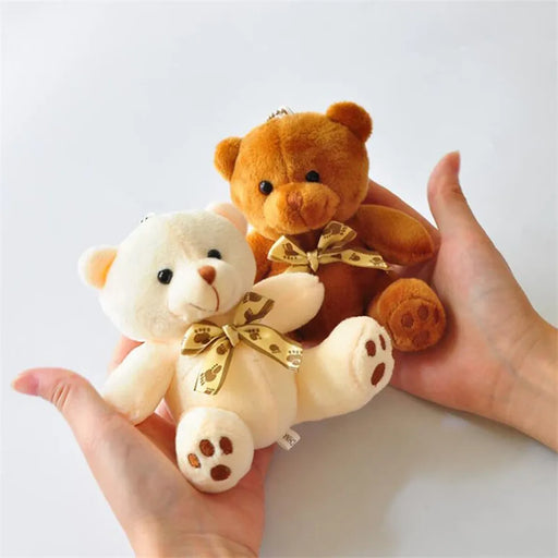 Kawaii Mini Plush Teddy Bear Keychain – Soft 10CM Stuffed Toy - for just $14.95! 