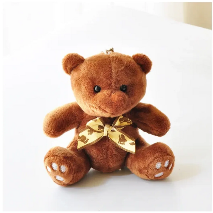 Kawaii Mini Plush Teddy Bear Keychain – Soft 10CM Stuffed Toy - for just $14.95! 