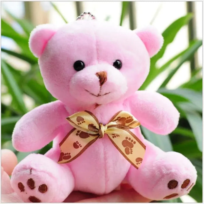 Kawaii Mini Plush Teddy Bear Keychain – Soft 10CM Stuffed Toy - for just $14.95! 