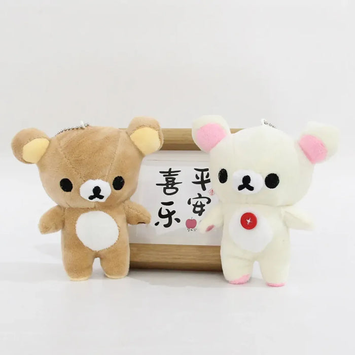 Kawaii Rilakkuma Plush Bear Keychain – Cute Backpack Pendant Toy - for just $14.95! 