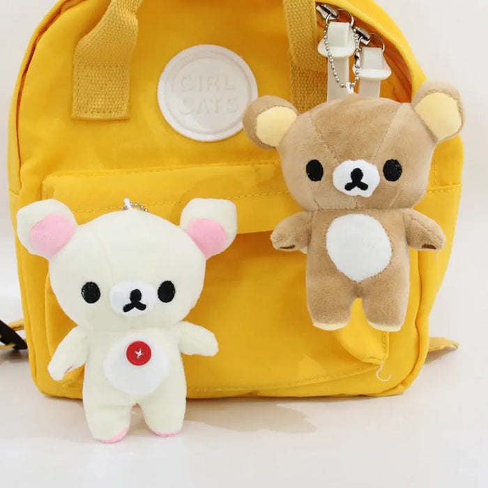 Kawaii Rilakkuma Plush Bear Keychain – Cute Backpack Pendant Toy - for just $14.95! 