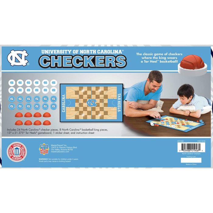 UNC Tar Heels Checkers Board Game - for just $19.99! 