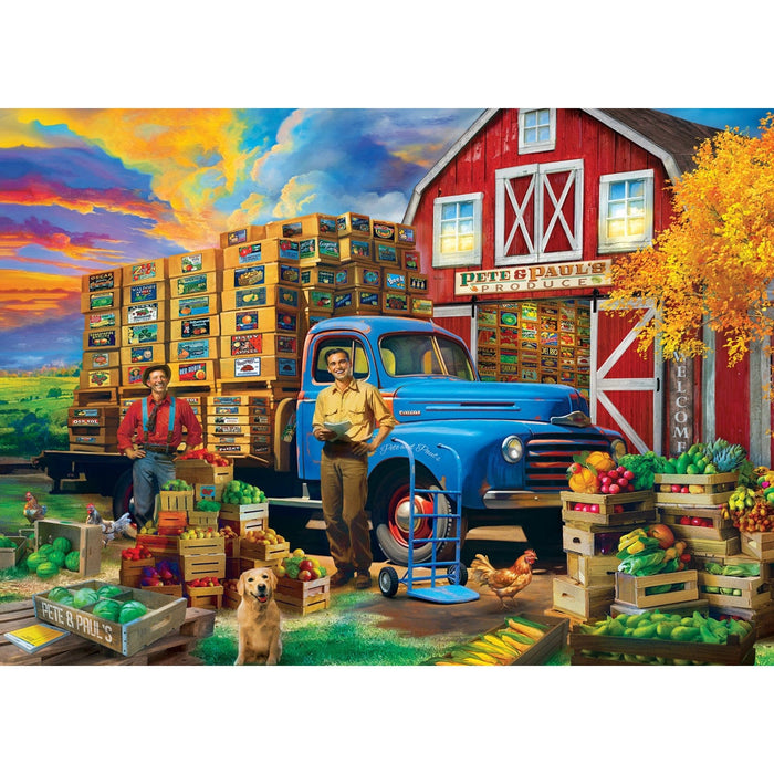 Farm & Country - Pete & Paul's Produce 1000 Piece Jigsaw Puzzle - for just $16.99! 
