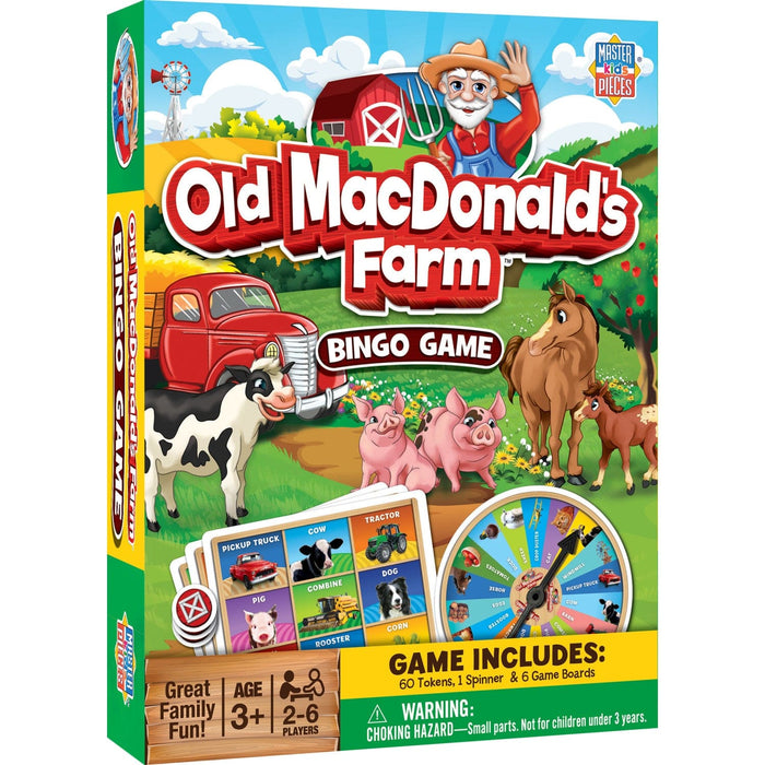 Old MacDonald's Farm Bingo Game - for just $12.99! 