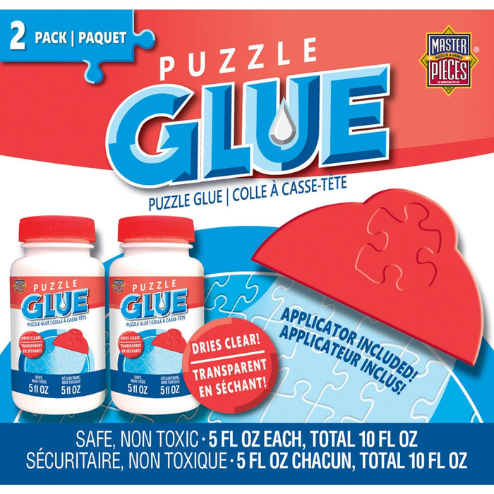 Jigsaw Puzzle Glue 2-Pack with Applicator - for just $9.99! 