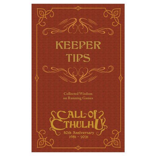Call of Cthulhu Keeper Tips Book - for just $17.99! 
