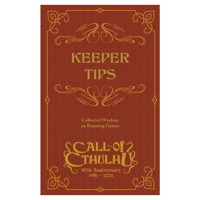 Call of Cthulhu Keeper Tips Book - for just $17.99! 