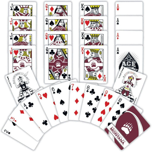 Montana Grizzlies Playing Cards - 54 Card Deck - for just $7.99! 