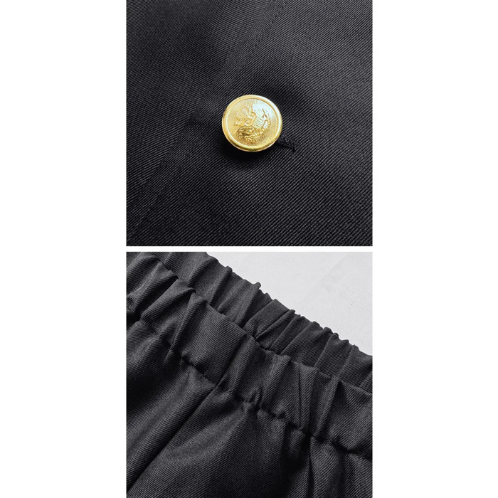 Dandadan Ken Takakura Okarun Cosplay – Black Uniform with Wig & Glasses - for just $55.95! 