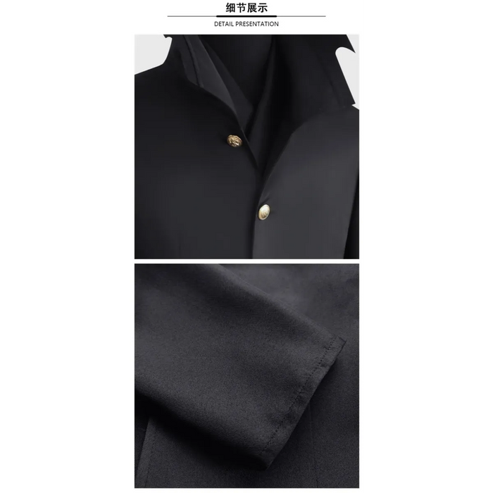 Dandadan Ken Takakura Okarun Cosplay – Black Uniform with Wig & Glasses - for just $55.95! 