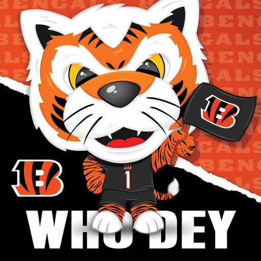 Who Dey - Cincinnati Bengals Mascot 100 Piece Jigsaw Puzzle - Just $7.99! Shop now at Retro Gaming of Denver