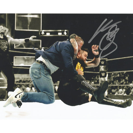 Kevin Owens Stunning Shane McMahon Autographed 16" x 20" WWE Wrestling Photo - Premium Autographed Wrestling Photos - Just $69.99! Shop now at Retro Gaming of Denver