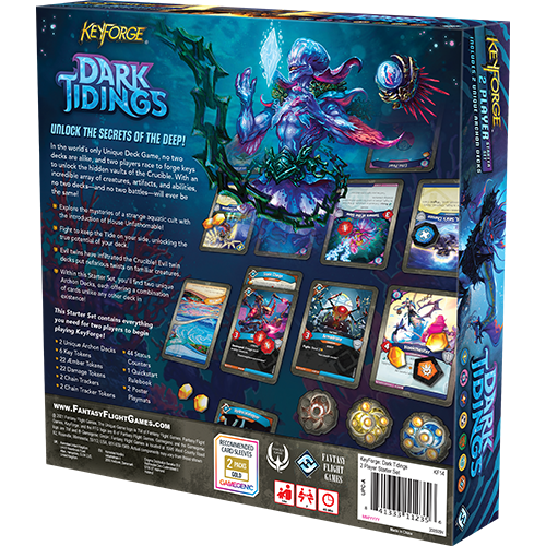 KeyForge: Dark Tidings Two-Player Starter Set - for just $24.95! 