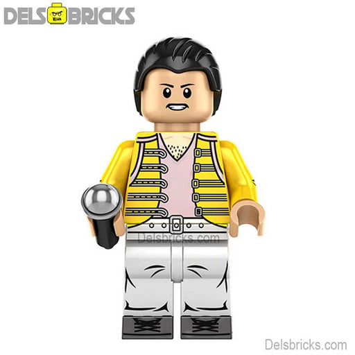 Freddy Mercury Queen Lego Minifigures Custom Music Toys - Just $4.50! Shop now at Retro Gaming of Denver