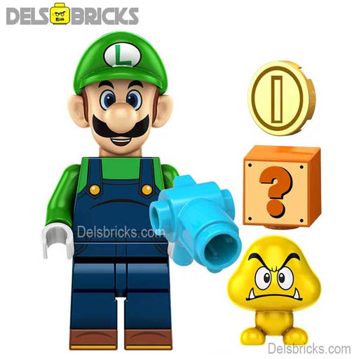 Luigi Super Mario Brothers Lego Minifigures Custom Toys New - Just $4.25! Shop now at Retro Gaming of Denver