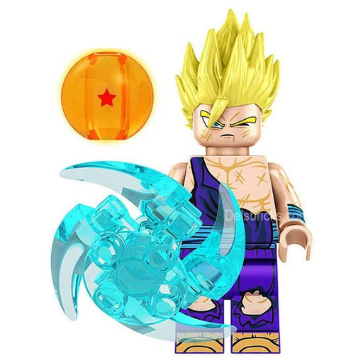 Gohan Super Saiyan Dragon Ball Z Mini Figures - Lego-Compatible Minifigures - Just $4.99! Shop now at Retro Gaming of Denver