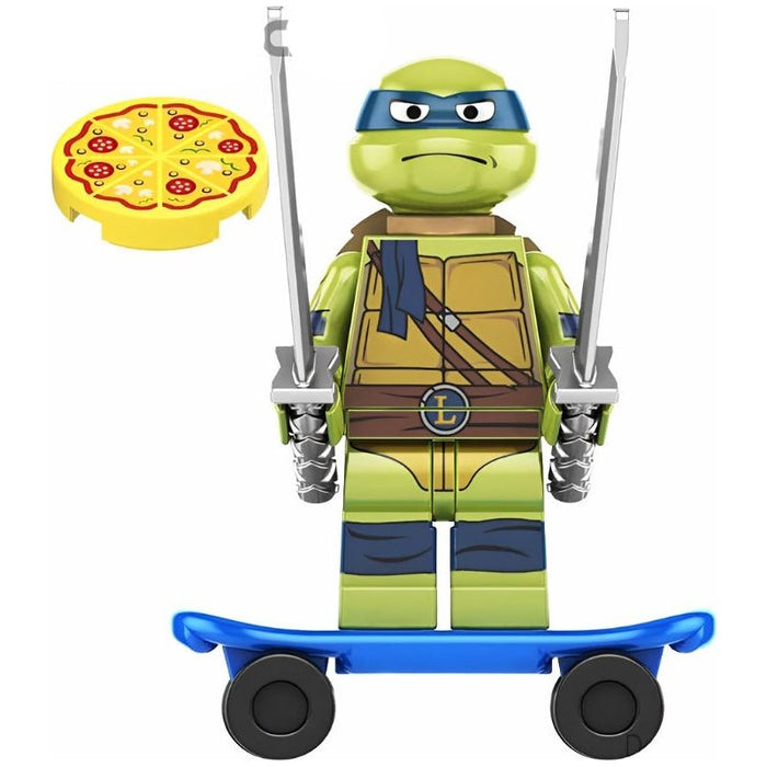 Leonardo TMNT Mutant Mayhem Minifigure Set (Lego-Compatible Minifigures) - Just $4.50! Shop now at Retro Gaming of Denver