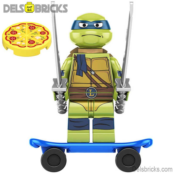 TMNT Mutant Mayhem Set of 4 Ninja Turtle Lego-Compatible Minifigures - Premium Minifigures - Just $16.99! Shop now at Retro Gaming of Denver