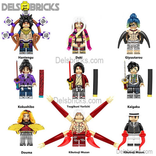 Demon Slayer Anime Set of 9 Minifigures - (Lego-Compatible Minifigures) - Premium Minifigures - Just $34.99! Shop now at Retro Gaming of Denver