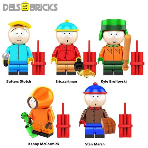 South Park Characters Minifigures (Lego-Compatible Minifigures) - Premium Minifigures - Just $18.99! Shop now at Retro Gaming of Denver