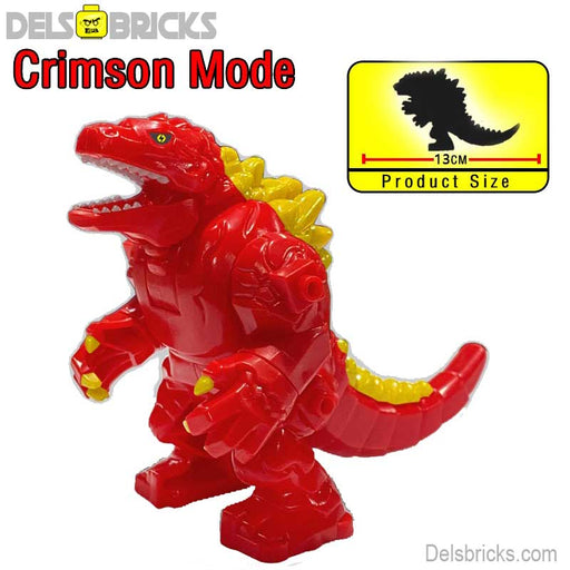 Godzilla Red Big Size Kaiju Monsters Lego-Compatible Minifigures - Premium Lego Horror Minifigures - Just $10.99! Shop now at Retro Gaming of Denver