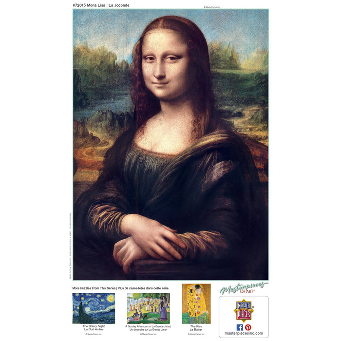 MasterPieces of Art - Mona Lisa 1000 Piece Jigsaw Puzzle - Just $16.99! Shop now at Retro Gaming of Denver