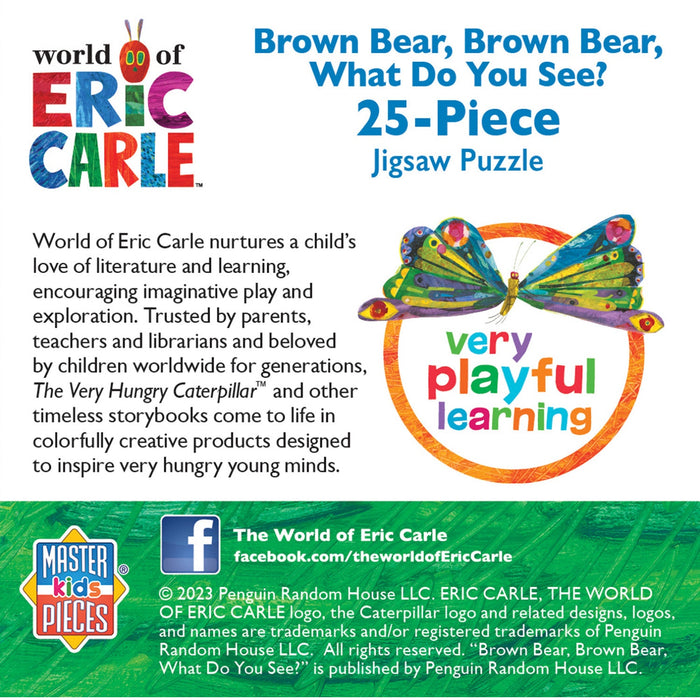 World of Eric Carle - Brown Bear 25 Piece Jigsaw Puzzle - Just $7.99! Shop now at Retro Gaming of Denver