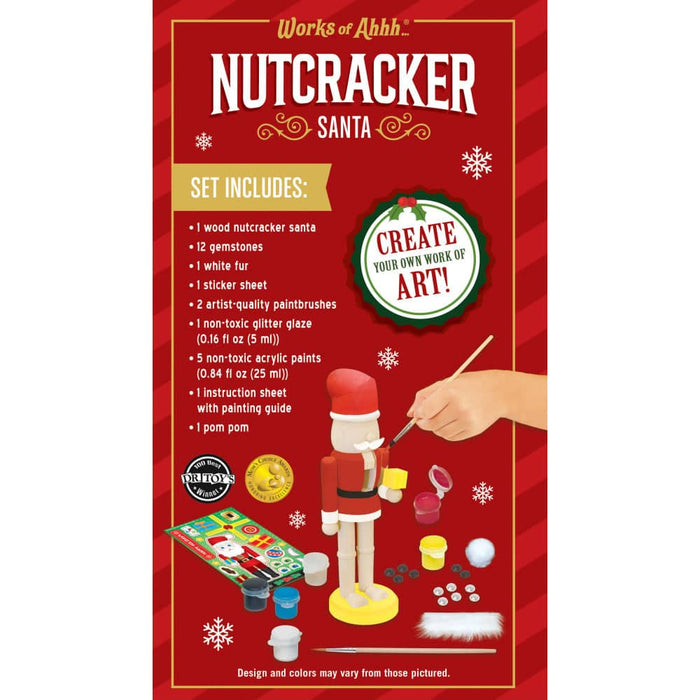 Nutcracker Santa Wood Paint Set - for just $16.99! 