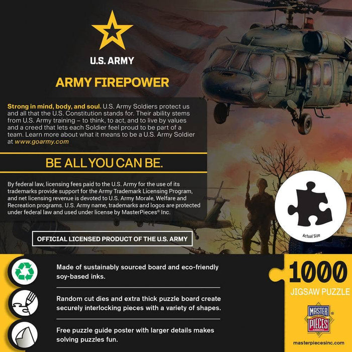 U.S. Army - Army Firepower 1000 Piece Jigsaw Puzzle - for just $16.99! 