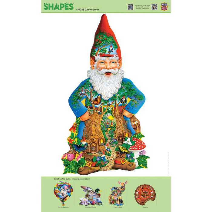 Shapes - Garden Gnome 500 Piece Jigsaw Puzzle - Just $14.99! Shop now at Retro Gaming of Denver