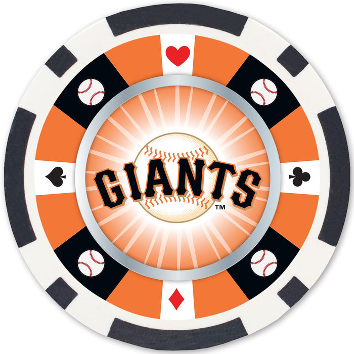 San Francisco Giants 100 Piece Poker Chips - Just $17.99! Shop now at Retro Gaming of Denver