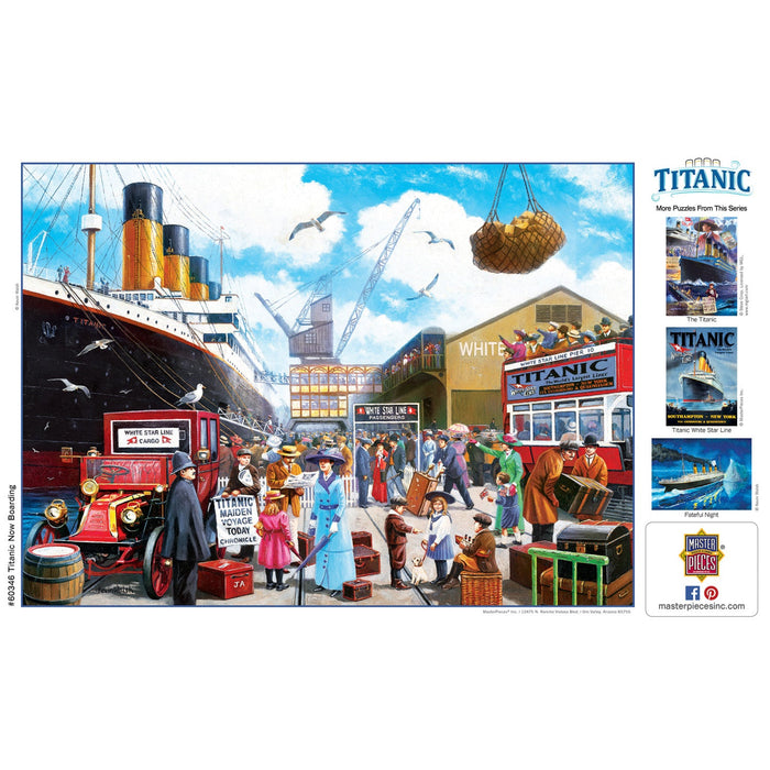 Titanic - Now Boarding 1000 Piece Jigsaw Puzzle - Just $16.99! Shop now at Retro Gaming of Denver