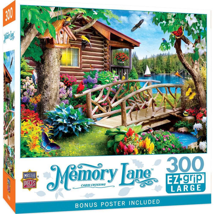 Memory Lane - Cabin Crossing 300 Piece EZ Grip Jigsaw Puzzle - for just $14.99! 