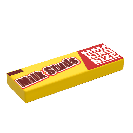 King Size Milk Studs 1x3 Tile (LEGO) - Premium  - Just $1.50! Shop now at Retro Gaming of Denver