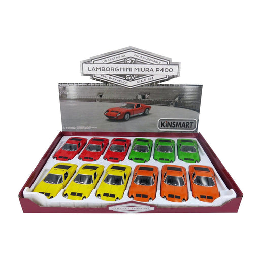 5" Diecast 1971 Lamborghini Miura P400 SV - Premium Trains & Vehicles - Just $7.99! Shop now at Retro Gaming of Denver