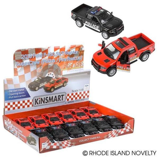 5" Diecast 2013 Ford F-150 SVT Raptor Police or Fire Rescue - Just $7.99! Shop now at Retro Gaming of Denver