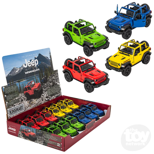 5" Diecast 2018 Jeep Wrangler Open Top Or Hard Top - Premium Trains & Vehicles - Just $7.99! Shop now at Retro Gaming of Denver
