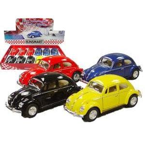 5" Diecast VW Classic Beetle - Solid Color - Premium Trains & Vehicles - Just $7.99! Shop now at Retro Gaming of Denver