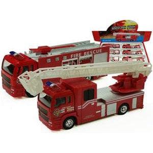 7" Diecast Fire Engine with Sounds & Light - Premium Trains & Vehicles - Just $8.99! Shop now at Retro Gaming of Denver