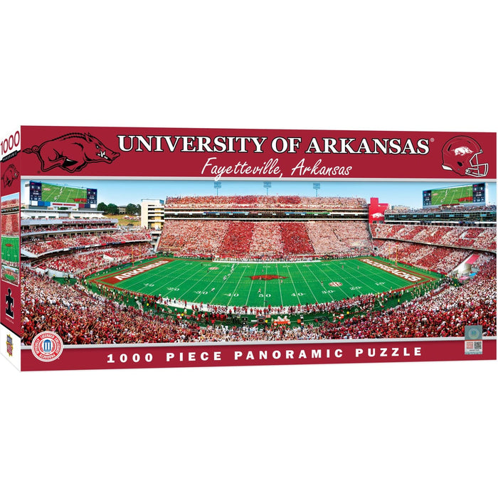 Arkansas Razorbacks - 1000 Piece Panoramic Jigsaw Puzzle - for just $19.99! 