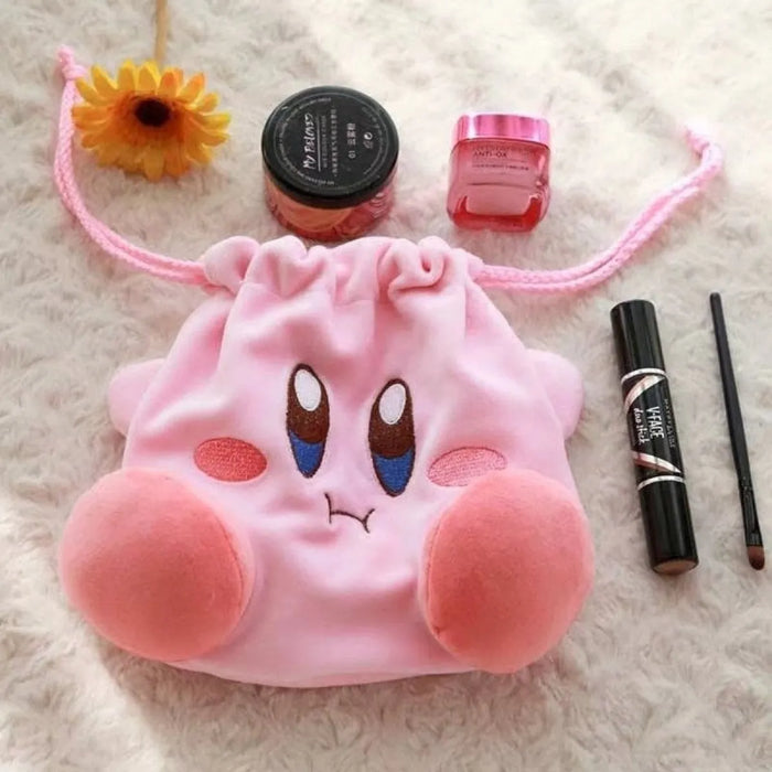 Kawaii Star Kirby Plush Cosmetic Bag - for just $38.95! 